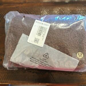 Lululemon Everywhere Fleece Belt Bag 1L Brown Gold BRNE/Gold New w/ Tags